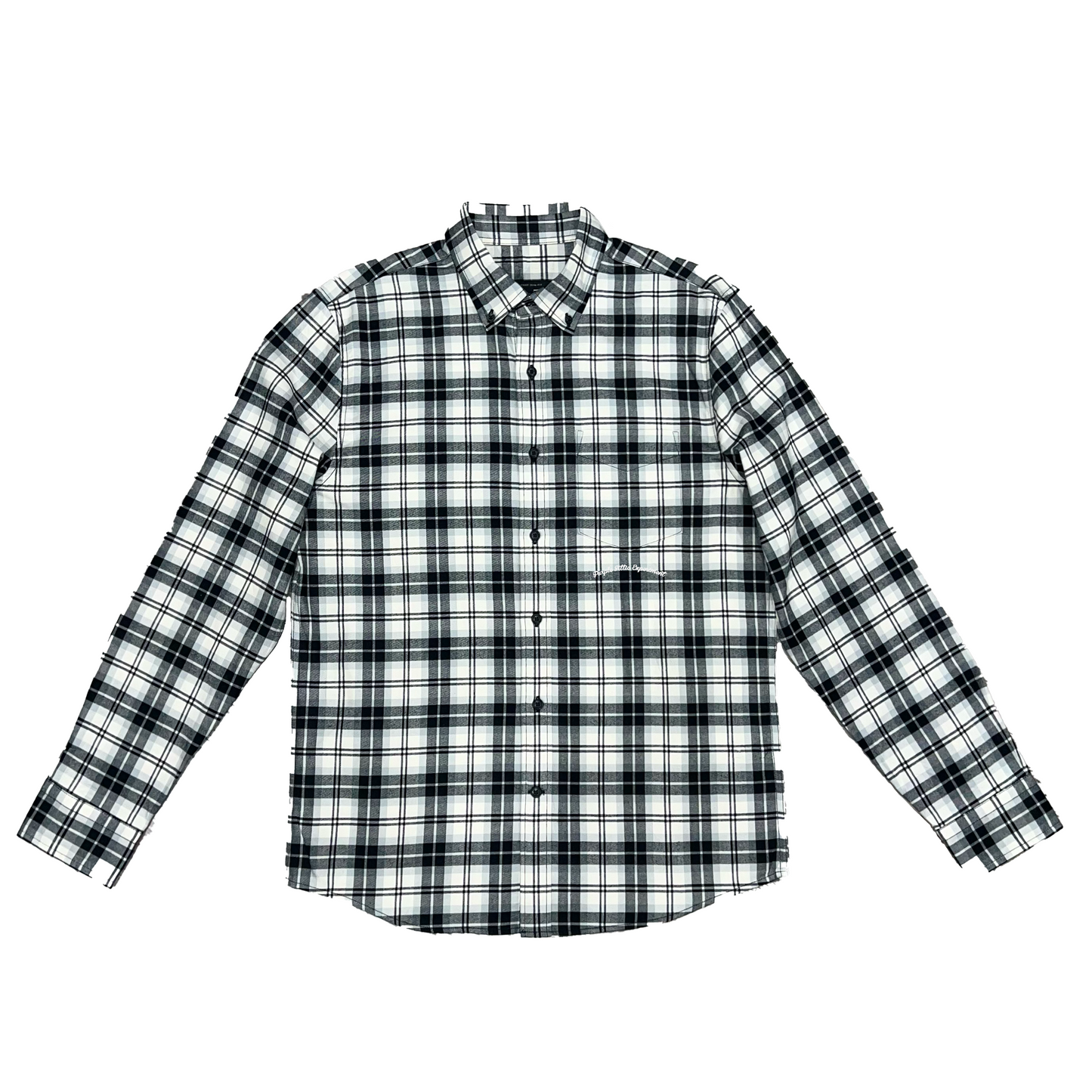White/Black Flannel Shirt