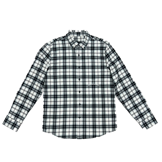 White/Black Flannel Shirt